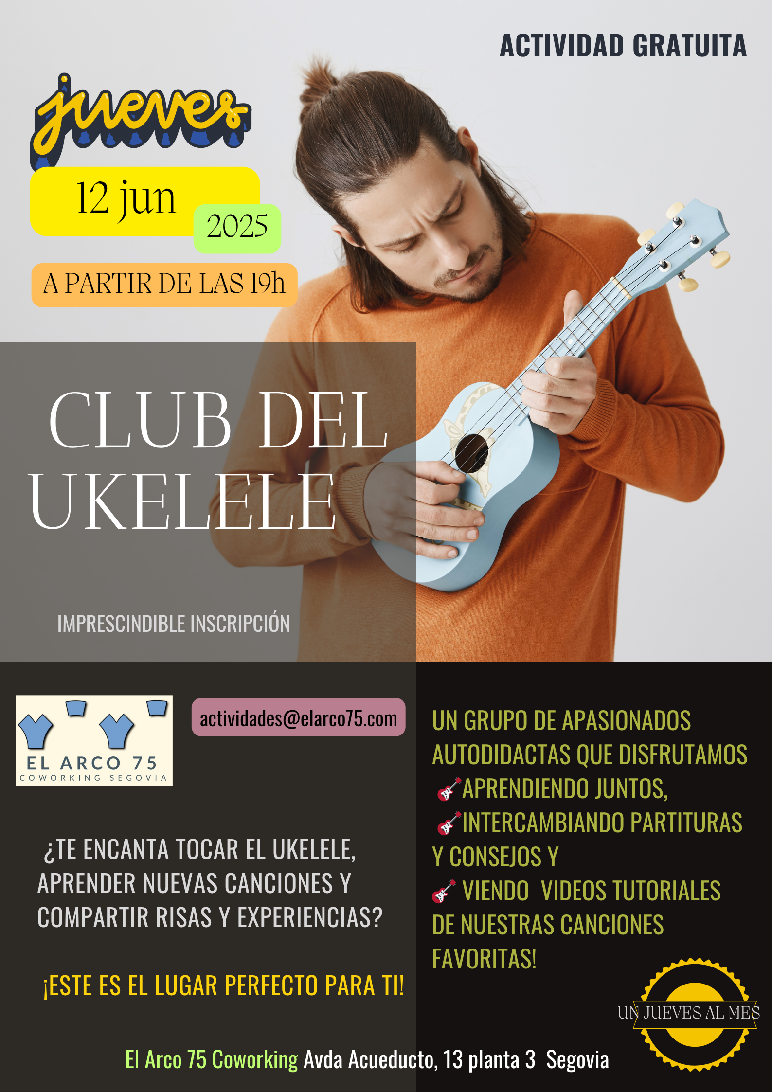 Clug de Ukelele El Arco 75